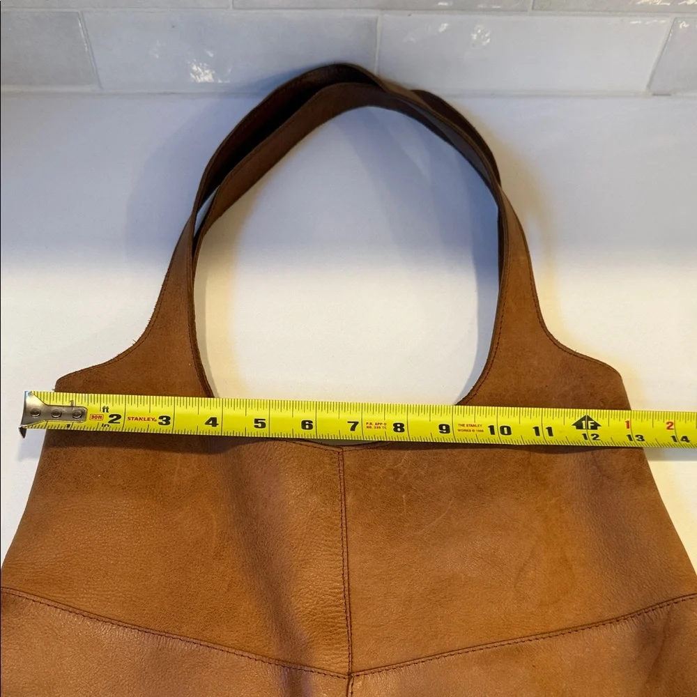 Tan Leather Tote Bag - Picture 10 of 10